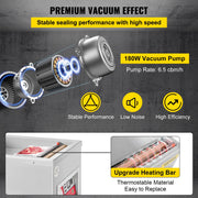 Charger l'image dans la visionneuse de galerie, SucceBuy Food Vacuum Packing Machine DZ-260A Commercial Chamber Vacuum Sealer Kitchen Meat Packaging Food Saver Sealing Machine
