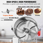 Amocart 150-2500g Electric Grain Mill Grinder Commercial Swing Spice Grinders for Dry Herbs Grains Spices Cereals Coffee Corn