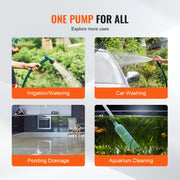 Charger l'image dans la visionneuse de galerie, Amocart Water Transfer Pump 120V AC 360GPH 1/10 HP Portable Electric Utility Pump for Garden, Rain Barrel, Pool, Pond, Aquarium
