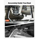 Amocart Boat Trailer Guides 2PCS High-Hardness Steel Trailer Guide-Ons Fits C-Channel Bunk-Style Pontoon Trailers/V-Hull Boats