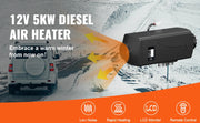 Bild in Galerie-Viewer laden, Amocart 5KW Air Diesel Heater 12V Diesel Parking Heater LCD Switch Diesel Heater Muffler for RV Motorhome Trailer Trucks Boats
