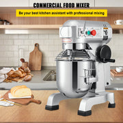 Charger l'image dans la visionneuse de galerie, Amocart 10-30L Electric Dough Machine Stainless Steel Commercial Cream Egg Whisk Mixer Processor Kitchen Food Stand Blender
