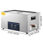 SucceBuy 30L Ultrasonic Cleaner With Double-Frequence Digital Portable Washing Machine Ultrasound Home Appliance