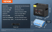 Charger l'image dans la visionneuse de galerie, Amocart 2L 3L 6L 10L 15L Ultrasonic Cleaner Lave-Dishes Portabl-e Washing Machine

