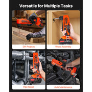 Charger l'image dans la visionneuse de galerie, Amocart Right Angle Drill 3/8Inch Chuck 90 Degree Cordless Right Angle Drill with Brushless Motor Battery Charger and Belt Clip
