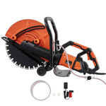 Amocart Electric Concrete Saw 16 in 3200 W Motor Circular Cutter with Max. 6 in Adjustable Cutting Depth Pump Blade for Brick