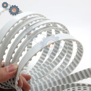 Load image into Gallery viewer, PU Belt Open H Timing Belt Width 15mm 20mm 25mm 30mm 40mm H Belt Polyurethane With Belt Steel Wire H PU Open Synchronous Belt
