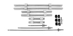 Amocart Linear Rail Ballscrew x 3 RM1605-350mm 650mm 1050mm x 2 Linear Rail Support, 12 CNC Kit Linear Shaft Optical Axis DIY