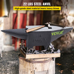 Amocart 10-60Kg Steel Single Round Horn Anvil Steel Block Blacksmith Bench Tool Jewelry Making Manual Equipment for Metalsmiths