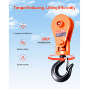 Load image into Gallery viewer, SucceBuy Snatch Block Pulley 2T with Swivel Hook Lifting Offroad Recovery for Towing Operation on Truck Rollback Wrecker Car
