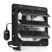 Charger l'image dans la visionneuse de galerie, Amocart 10/12/14/18 inch Shutter Exhaust Fan Wall Mounted Attic Vent Fan with Variable Speed Controller AC Motor for Greenhouse
