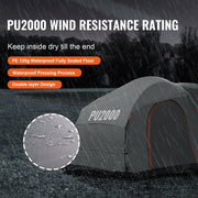 Charger l'image dans la visionneuse de galerie, SucceBuy SUV Camping Tent, 8'-8' SUV Tent Attachment for Camping with Rain Layer and Carry Bag, PU2000mm Double Layer Truck Tent
