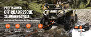 Charger l'image dans la visionneuse de galerie, SucceBuy 4500lbs ATV/UTV Electric Winch 12V with 39ft Synthetic Rope Wireless &amp; Wired Remote Control IP55 Waterproof for Jeeps
