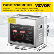 Bild in Galerie-Viewer laden, Amocart 2L 3L 6L 10L 22L 30L Ultrasonic Cleaner Stainless Steel Portable Cleaning Washing Machine Ultrasound Home Appliance
