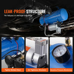 Amocart 12V Air Compressor with Tank 3/6L Train Horn Air Compressor 120psi Air Compressor System for Train Horn/Inflating Tire