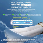 BROVA Whole House Home/Commercial Water Purifier 0.01μm PVDF UF System large flow1000L-15000L/H SUS304 lower cost filter elemen
