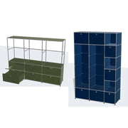 Charger l'image dans la visionneuse de galerie, Tv Stand Storage Cabinets Corner Cabinet Metal Storage Display Cabinet Living Room Cabinets Furniture
