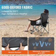 Bild in Galerie-Viewer laden, Amocart Outdoor Camping Chair 350lbs High Load Ultralight Folding Chair Portable Beach Hiking Picnic Travel Seat Fishing Tool
