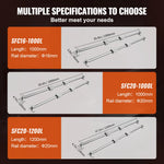 SucceBuy SFC 2PCS Linear Guide Rails SFC16 SFC20 1000/2000mm & 4 Slide Blocks High Load-Bearing for DIY CNC Routers Lathes Mills
