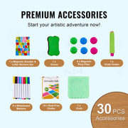 Charger l'image dans la visionneuse de galerie, Amocart Standing Magnetic Drawing Board WordPad Art Easel with Painting Accessories Children Educational Toys for Kids Boy Girl
