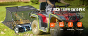 Charger l'image dans la visionneuse de galerie, Amocart Large Lawn Sweeper, Tow Behind Design with Dump Rope for Easy Emptying
