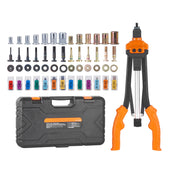 Bild in Galerie-Viewer laden, Amocart Rivet Nut Tool Rivnut Tool Kit Metric and SAE Mandrels 70PCS/186PCS Rivet Nuts With Rugged Carrying Case
