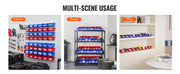 Bild in Galerie-Viewer laden, Amocart Storage Bin 24pcs Stackable Organizer Bin 5x4*3inch Freestanding Tiered Shelf for Garage Hanging Stacking Container
