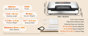 Bild in Galerie-Viewer laden, Amocart Commercial Vacuum Sealer Machine Multifunction Automatic Food Packaging with Bag Roll Storage Cutter for Home Kitchen

