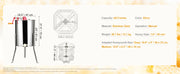 Charger l'image dans la visionneuse de galerie, Amocart Honey Extractor 4/8 2/4 Frame Electric Stainless Steel Honeycomb Spinner Crank Honey Centrifuge Beekeeping Equipment
