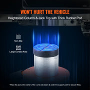 Charger l'image dans la visionneuse de galerie, Amocart 3T Air Jack 3-8S Pneumatic Lifting Jack with Heightened Column 6 Steel Tubes Thick Rubber Pad Fit for Sedan SUV Pickup
