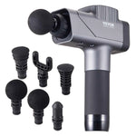 Amocart Massage Gun Deep Tissue Percussion Muscle Massager for Athletes w/ 8 Speed Levels 6 Massage Heads 16V 2500mAh Batteries