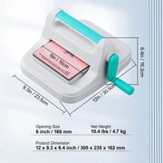 Charger l'image dans la visionneuse de galerie, Amocart 6/9in Manual Die Cutting Embossing Machine Portable Cut Machines Opening Scrapbooking Machine Full Kit For Arts Crafts
