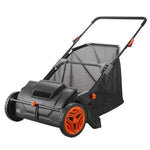 Amocart Tow Behind Lawn 21/26/44/50in Sweeper Large Capacity Heavy Duty Leaf Grass Collector with Adjustable Sweeping for Pick