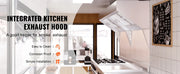 Bild in Galerie-Viewer laden, Amocart 4/5/6/7/8/9FT Commercial Exhaust 201 Stainless Steel Concession Hood Under Cabinet Range Hood Kitchen Vent Hood Sliver
