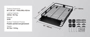 Load image into Gallery viewer, Amocart Roof Rack Cargo Basket 46"x36"x4.5" / 51"x36"x5" Rooftop Cargo Carrier Heavy-Duty 200LBS Capacity for SUV Truck Vehicle

