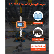 Charger l'image dans la visionneuse de galerie, Amocart 1000kg/2000kg Digital Hanging Scale Portable with Remote Control Factory Crane Scale LCD Backlight Industrial Scales

