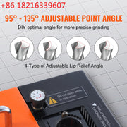 Bild in Galerie-Viewer laden, TAO Amocart Drill Bits Sharpener MR-13A MR-13B MR-20G Mill Grinder Portable Sharpening Machine with 18/11 Collets For Workshop
