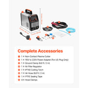 Bild in Galerie-Viewer laden, Amocart Plasma Cutter 65A Non-Touch Pilot Arc Plasma Cutting Machine Non-High Frequency-with 2T/4T Function &amp;Adjustable PT Time

