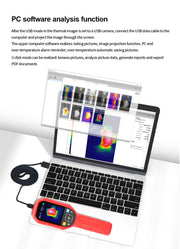 Load image into Gallery viewer, UNI-T UTI260B UTI260A Thermal Imaging Camera 256X192 Pixels Thermal Imager UTI260B+ PCB Circuit Floor Heating Tube Testing
