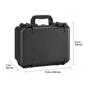 Charger l'image dans la visionneuse de galerie, Amocart Hard Pistol Case Hard Gun Case with XPE Foam Lining Waterproof Pistol Box with Customizable Interior for Gun Lenses
