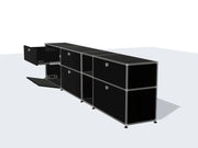 Charger l'image dans la visionneuse de galerie, Tv Stand Storage Cabinets Corner Cabinet Metal Storage Display Cabinet Living Room Cabinets Furniture
