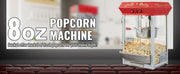 Charger l'image dans la visionneuse de galerie, Amocart 8/12Oz Electric Popcorn Maker Commercial Popper Machine  Automatic Corn Cookware with Scoop Spoon SUS304 Heating Tube
