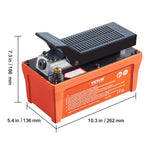 【From China】Amocart Air Hydraulic Pump 10,000 PSI 1/2 Gal Reservoir Foot Actuated Air Treadle For Auto Body Frame Machines And