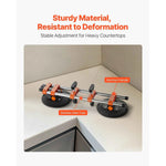 Amocart 2PCS Manual Seamless Stone Seam Setter with 6in Vacuum Suction Cups Marble Stone Splicing Installation Tool for Tile