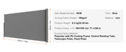 Bild in Galerie-Viewer laden, Amocart Retractable Side Awning Outdoor Privacy Polyester Water-proof Retractable Patio Screen UV 30+ Room Divider Wind Screen
