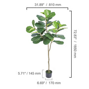 Load image into Gallery viewer, Amocart Artificial Olive Tree 4/5/6FT Tall Faux Plant Secure PE Material Anti-Tip Tilt Protection Low-Maintenance Tree for Home
