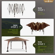 Load image into Gallery viewer, 13x13 Pop Up  Tent Outdoor Patio  Gazebo Shade UPF50+
