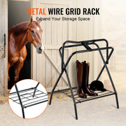 Bild in Galerie-Viewer laden, Amocart Folding Saddle Rack 28 x 19 x 37.5 in Freestanding Horse Saddle Stand Steel Saddle Rack for English &amp; Western Saddles
