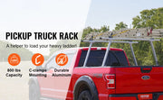 Charger l'image dans la visionneuse de galerie, Amocart Truck Rack, 800 lbs Capacity, 71"x31" Aluminum Ladder Rack for Truck with 8 Non-Drilling C-clamps, Heavy Duty Truck Bed
