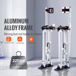 SucceBuy Drywall Stilts Professional Aluminum lastering Stilt Ladder Adjustable Plastering Stilts Paint Painter Tool Stage Props